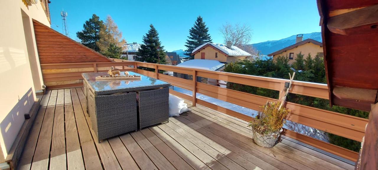 Residence Campredon - Decoration Typique - 25M2 De Terrasse Amenagee Plein Sud Avec Vue Panoramique - Internet - Jardin - Parking - Navette - Linge Et Menage En Options Payantes Font-Romeu-Odeillo-Via ภายนอก รูปภาพ